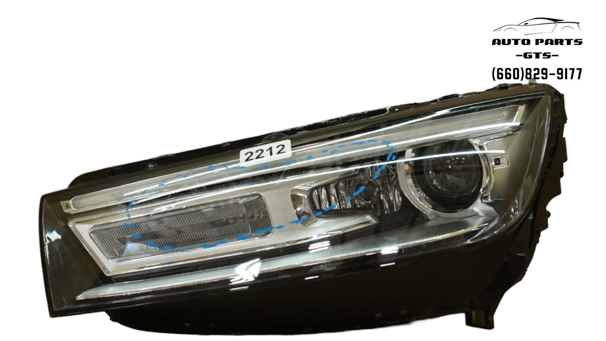 2018-2020 AUDI Q5 FRONT LEFT DRIVER SIDE HEADLIGHT LED CAPA AFTERMARKET 18 19 20