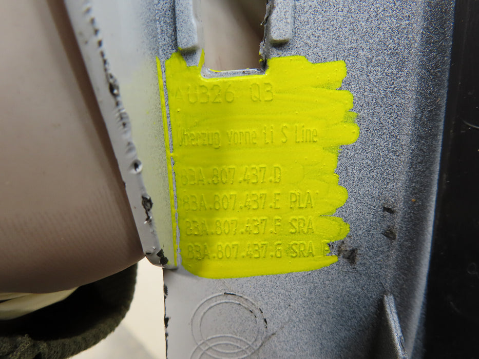 2019-2022 AUDI Q3 S-LINE LEFT DRIVER SIDE BUMPER COVER OEM