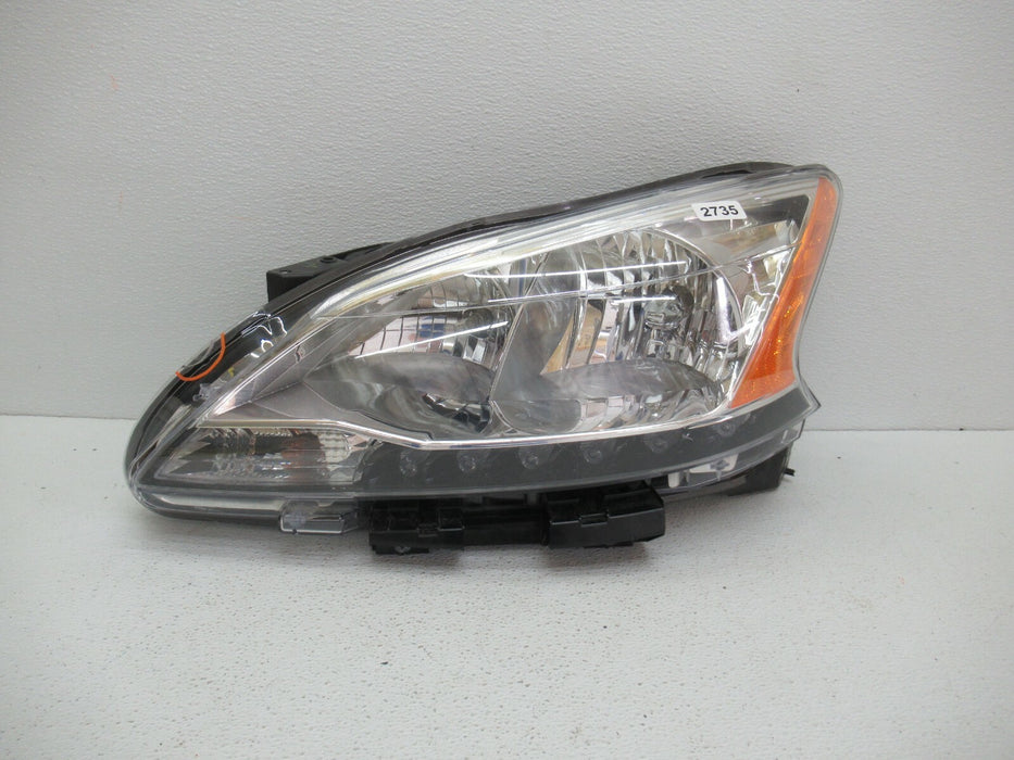 13 14 15 NISSAN SENTRA FRONT LEFT DRIVER SIDE HEADLIGHT HALOGEN HEAD LAMP OEM