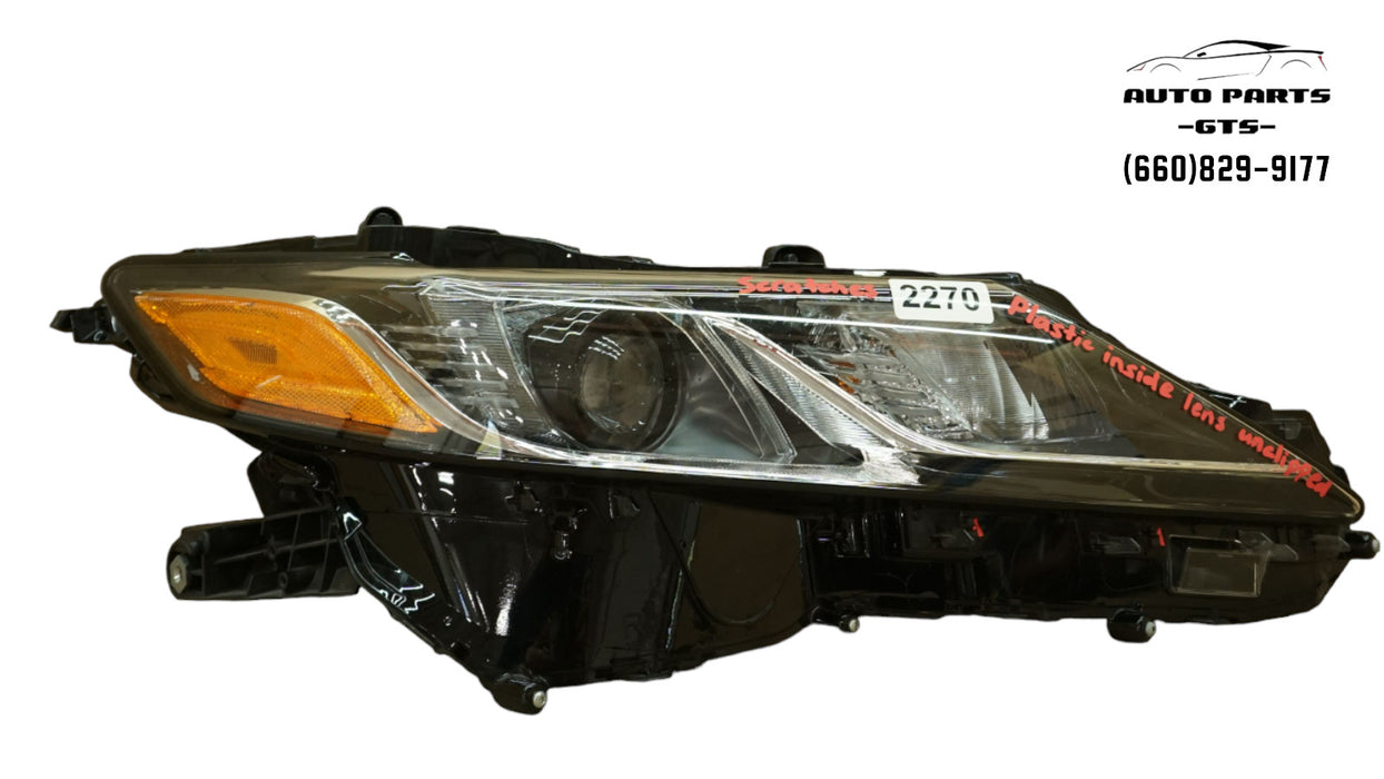 2018-2020 TOYOTA CAMRY FRONT RIGHT PASSENGER SIDE HEADLIGHT HALOGEN OEM 18 19 20