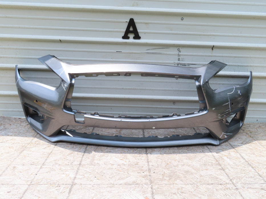 2018-2020 INFINITI Q50 LUXE PURE SEDAN FRONT BUMPER PANEL COVER OEM 62022-6HH-0
