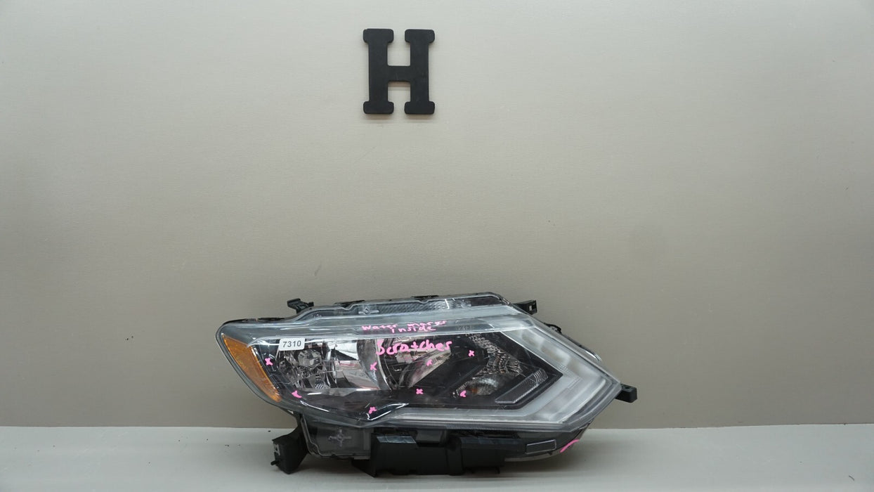 2017-2019 NISSAN ROGUE FRONT RIGHT PASSENGER SIDE HALOGEN LED HEADLIGHT OEM