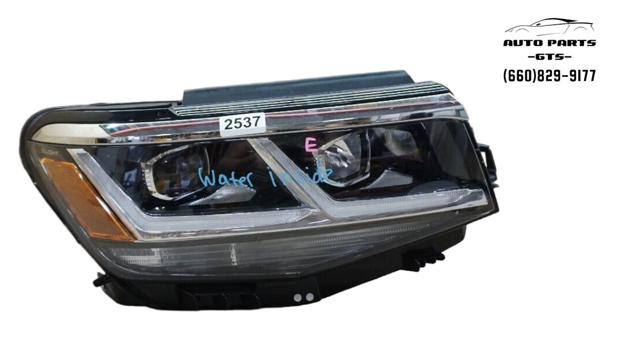 2020-2022 VOLKSWAGEN ATLAS FRONT RIGHT PASSENGERS SIDE LED HEADLIGHT OEM