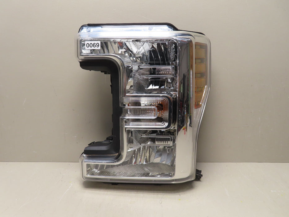 2018-2019 FORD F-250 F-350 SUPER DUTY LEFT HEADLIGHT HALOGEN OEM JC3B-13006-AC