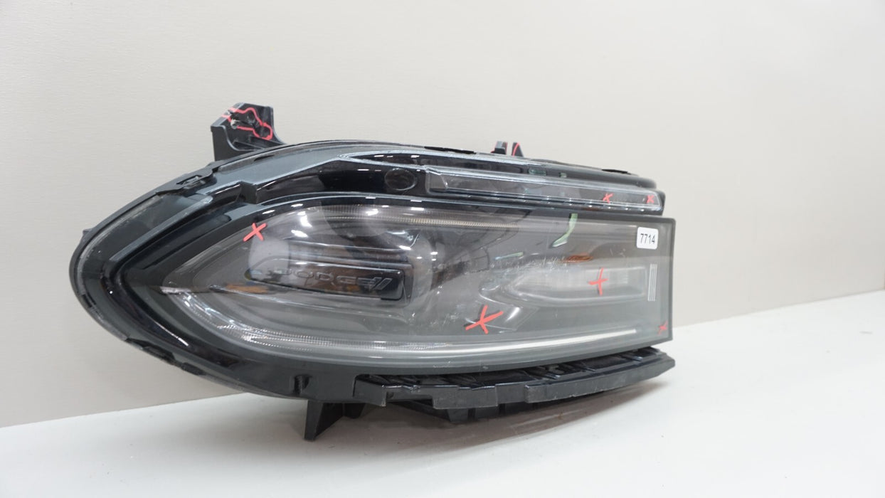2015-2021 DODGE CHARGER FRONT RIGHT PASSENGER SIDE HEADLIGHT HALOGEN W/LED OEM