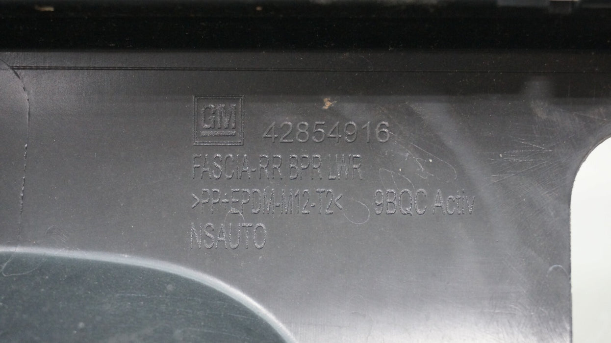 2024-2025 CHEVROLET TRAX REAR LOWER BUMPER VALANCE PANEL OEM 42854916