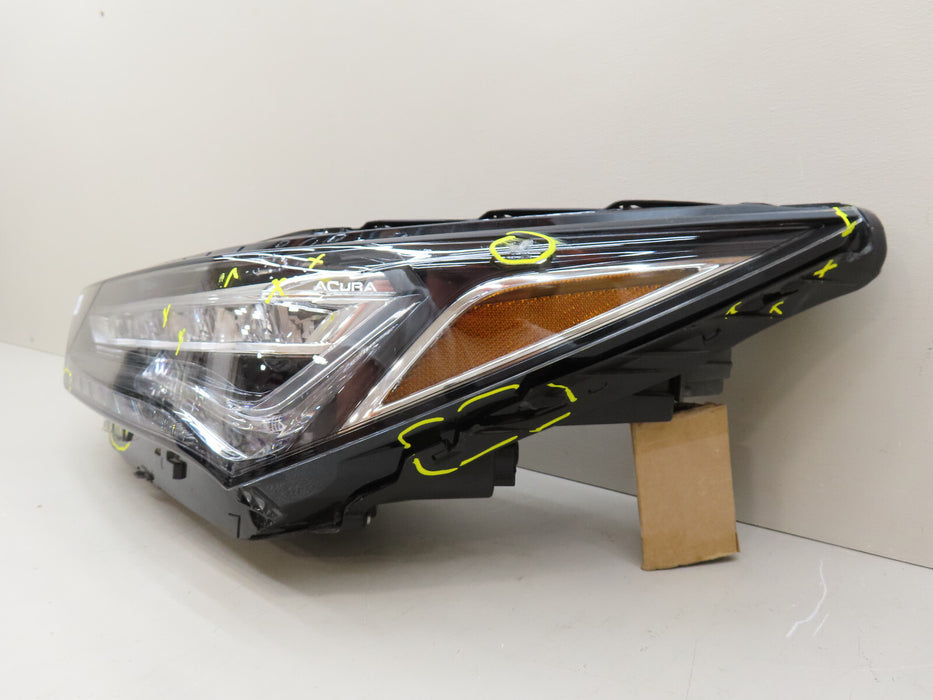 2022 2023 ACURA MDX FRONT LEFT DRIVER HEADLIGHT FULL LED OEM