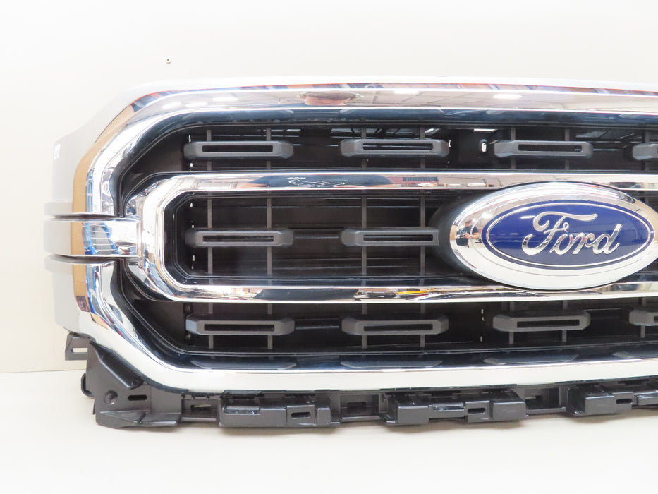 2021-2023 FORD F150 F-150 XLT FRONT RADIATOR GRILLE W/SHUTTER OEM