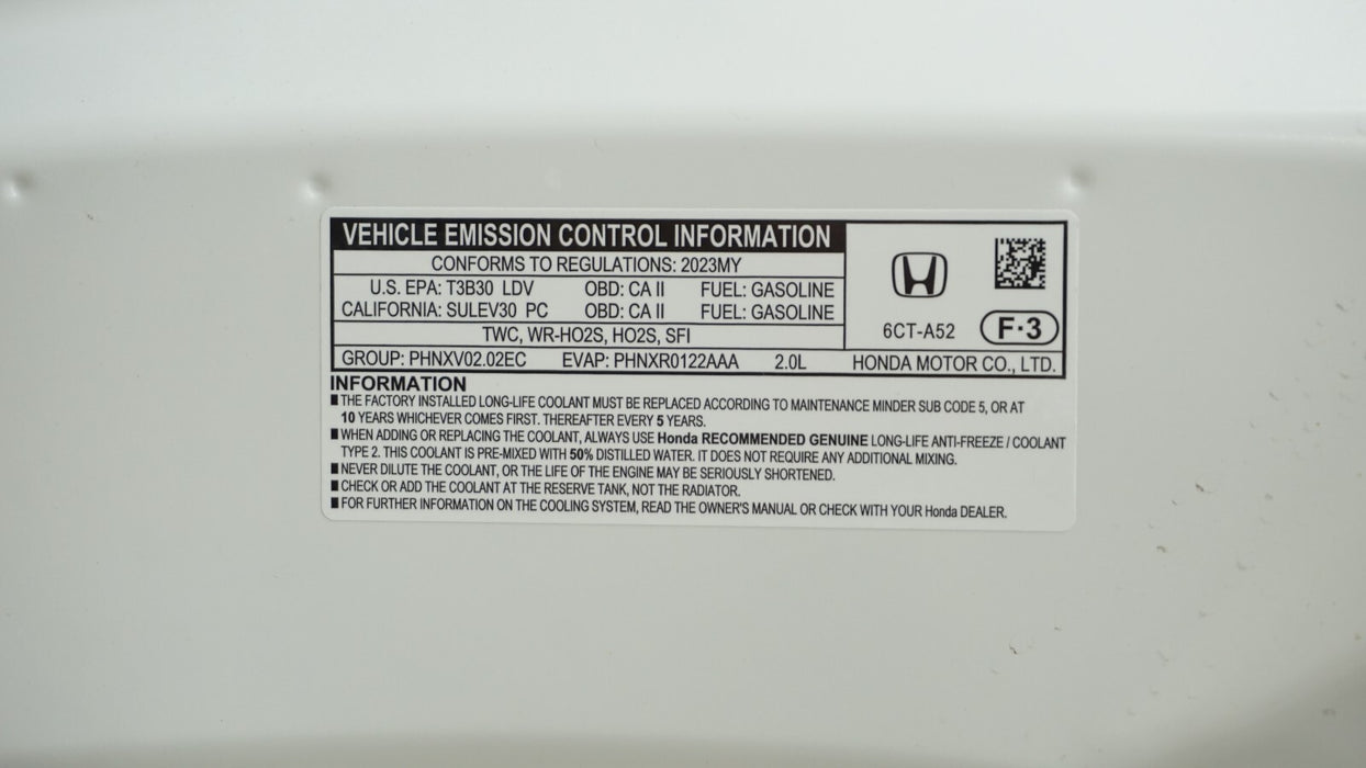 2023-2024 HONDA HR-V HRV FRONT HOOD BONNET SHELL PANEL OEM