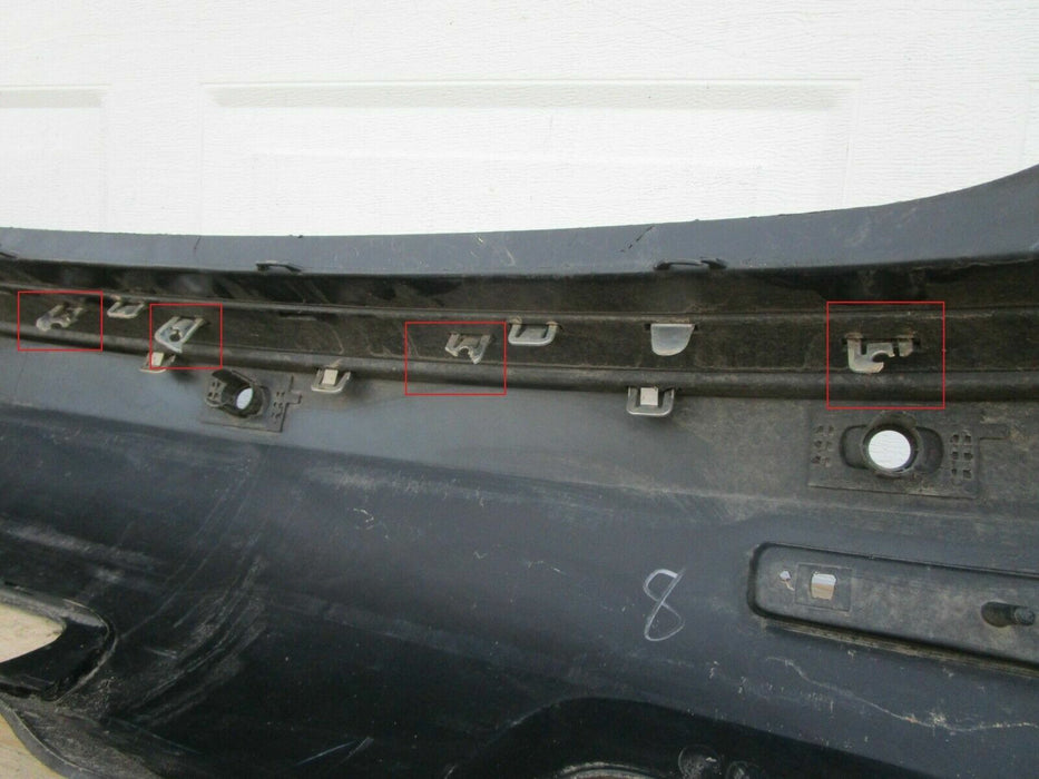 2007-2012 GMC ACADIA REAR BUMPER COVER PANEL PLASTIC W/ SENSOR HOLES OEM