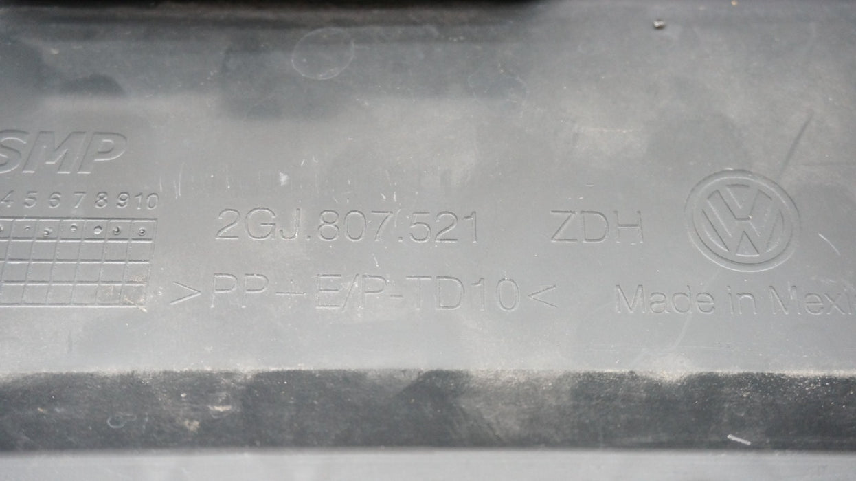 2022-2023 VOLKSWAGEN TAOS REAR LOWER BUMPER COVER VALANCE OEM 2GJ807521