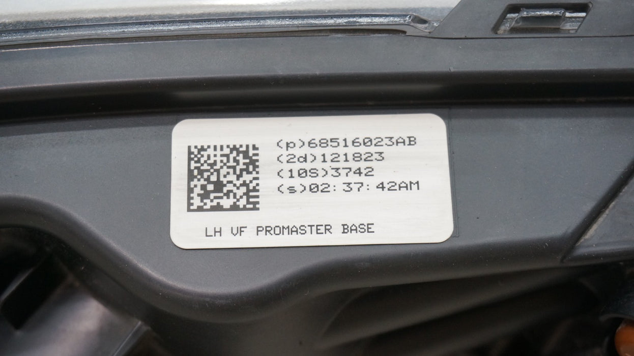 2023-2025 RAM PROMASTER 1500 2500 LEFT SIDE HALOGEN HEADLIGHT OEM 68516023AB