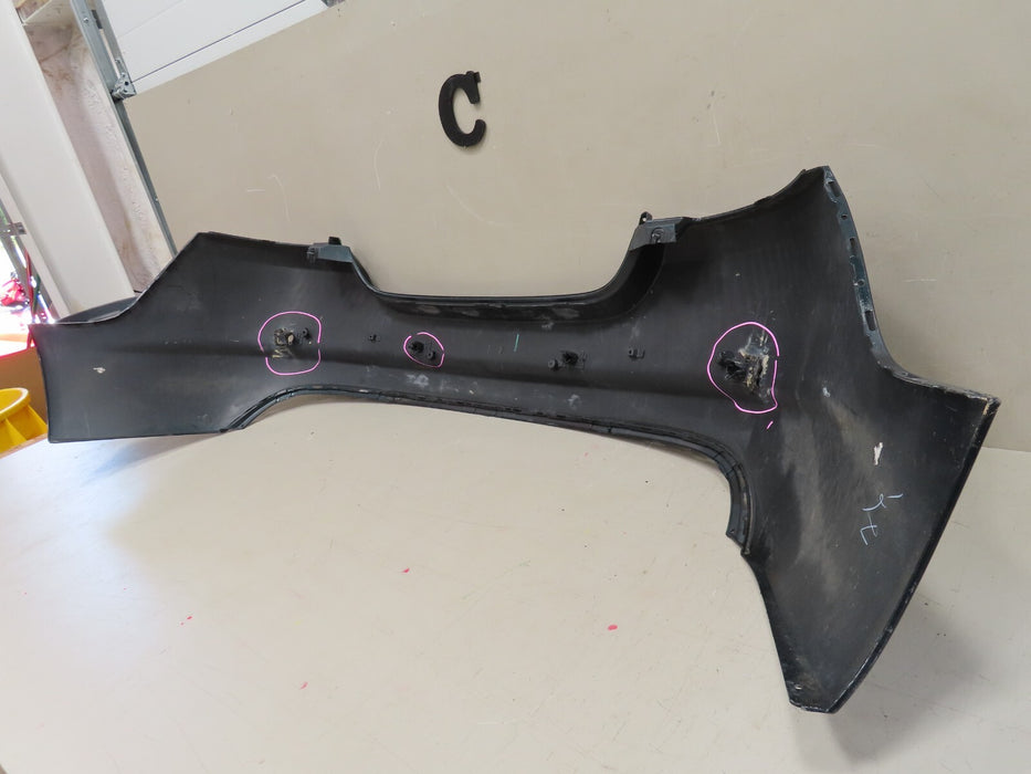 2012-2015 JAGUAR XF REAR BUMPER COVER PANEL W/ SENSOR HOLE OEM 8X23-17D781-AD