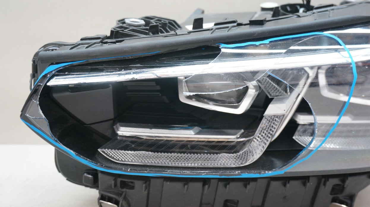 *FOR PARTS*2022-2024 BMW X3 X4 G01 G02 FRONT LEFT DRIVERS SIDE HEADLIGHT LED OEM