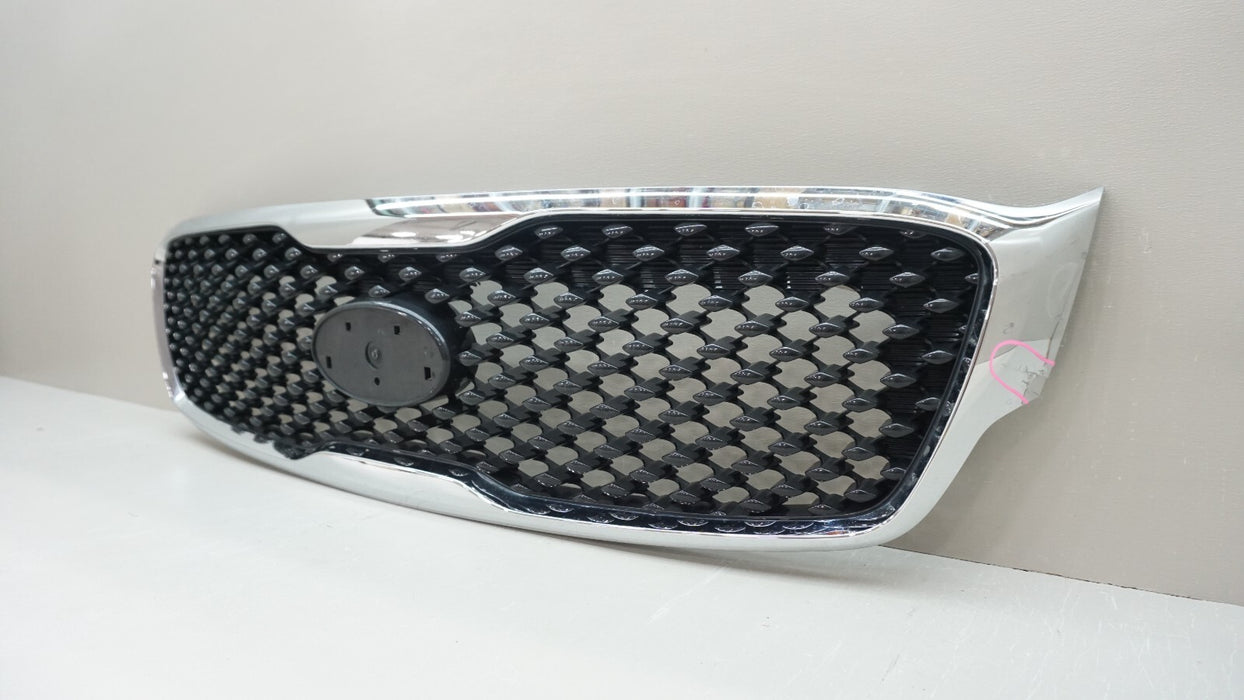 2016-2018 KIA SORENTO FRONT UPPER RADIATOR GRILLE 86350-C6000 AFTERMARKET