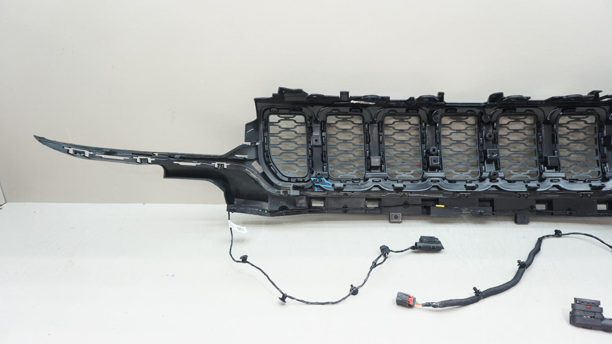 2021-2023 JEEP GRAND CHEROKEE FRONT UPPER RADIATOR GRILLE GRILL W HARNESS OEM