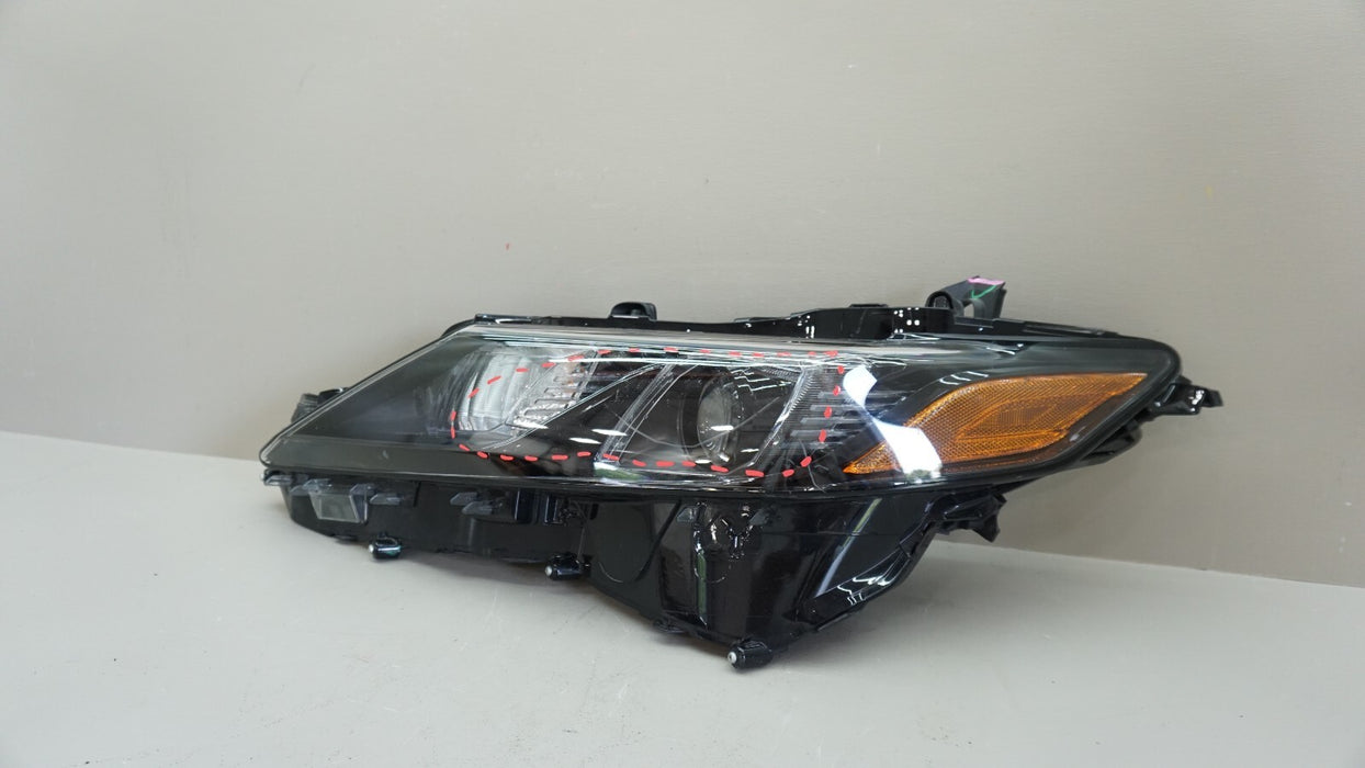 2019 TOYOTA CAMRY L LE SE FRONT LEFT DRIVER SIDE HEADLIGHT LIGHT LAMP LED OEM