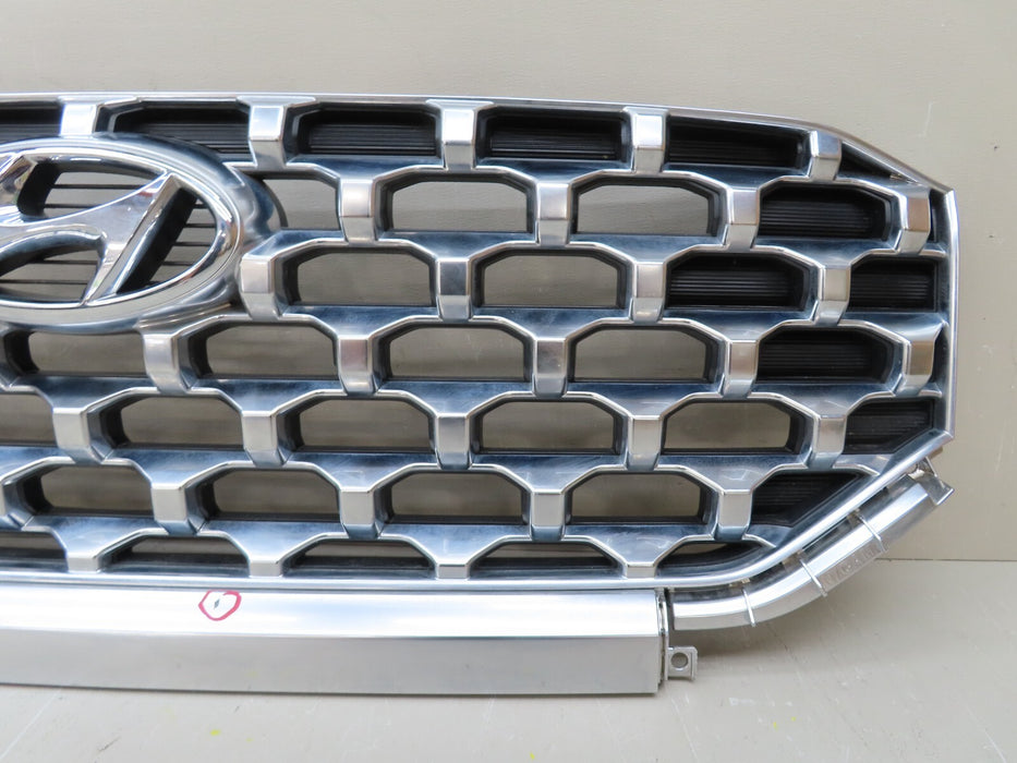 2021-2022 HYUNDAI SANTA FE FRONT BUMPER GRILLE GRILL W/ EMBLEM OEM 86350-S2600