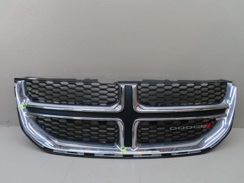 2013-2019 DODGE GRAND CARAVAN FRONT BUMPER GRILL GRILLE W/ CHROME 68100689AC OEM