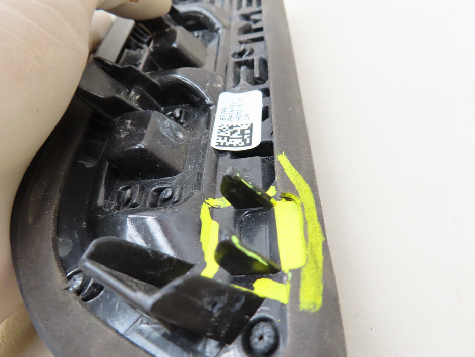 2019-20 RAM 1500 DT LEFT HOOD BEZEL BLACK HEMI 5.7 OEM 61698 877AA