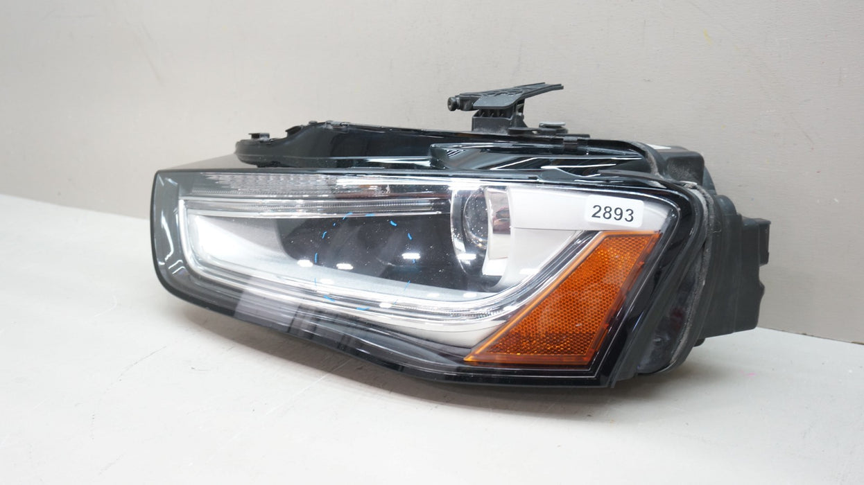 2013-2016 AUDI A4 S4 FRONT LEFT DRIVERS SIDE HEADLIGHT XENON HID HEADLIGHT OEM