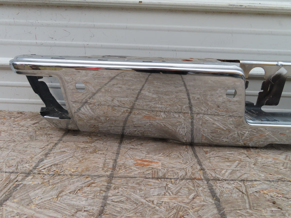 2014-2018 GMC SIERRA 1500 REAR BUMPER COVER CHROME W/ SENSOR HOLES OEM