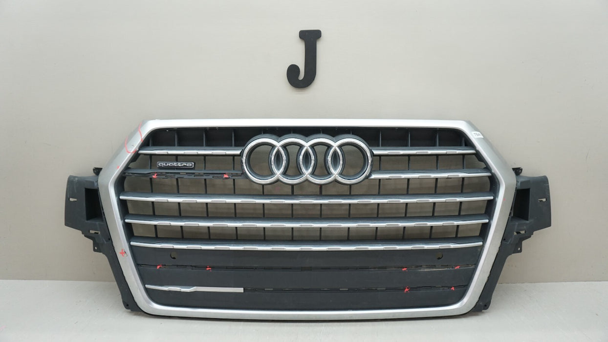 2017-2019 AUDI Q7 QUATTRO FRONT BUMPER UPPER GRILLE 4M0853651 OEM