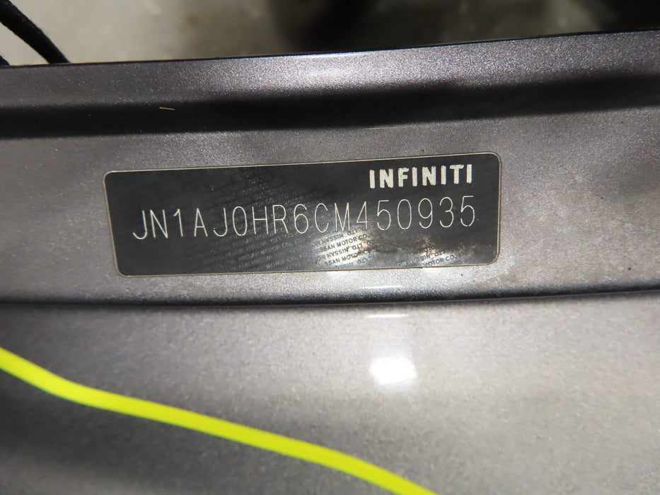 2008-2015 INFINITI EX35/EX37/QX50 BASE JOURNEY REAR BUMPER COVER OEM 85022-1BA0H