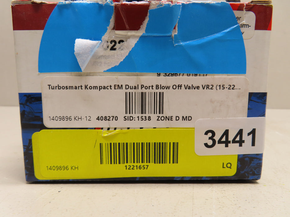 TURBOSMART KOMPACT EM DUAL PORT BLOW OFF VALVE VR2 PATENT PENDING