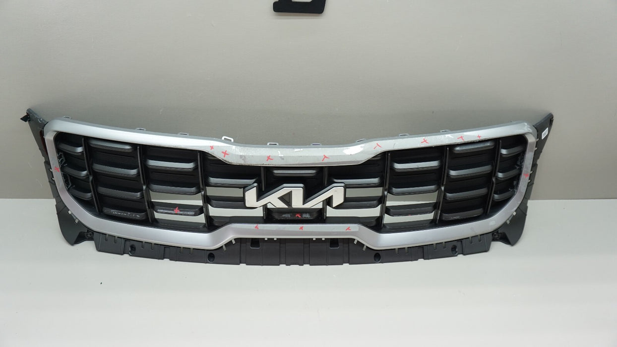 2023 KIA TELLURIDE SX FRONT BUMPER RADIATOR GRILLE W/ EMBLEM OEM 86352-S9600