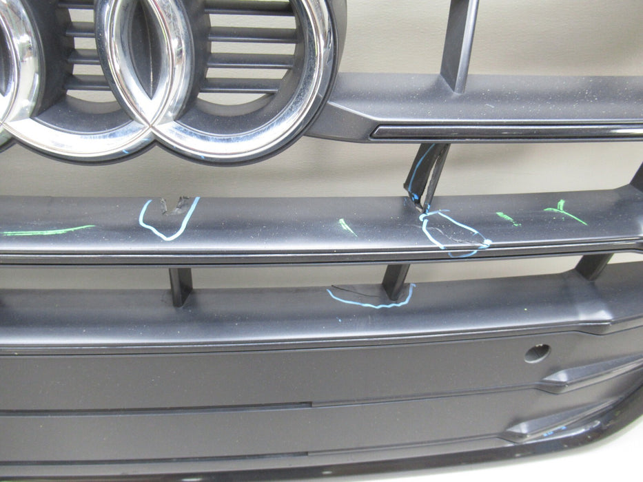 2018-2020 AUDI Q5 S-LINE FRONT RADIATOR GRILL GRILLE BLACK 80A853651C OEM