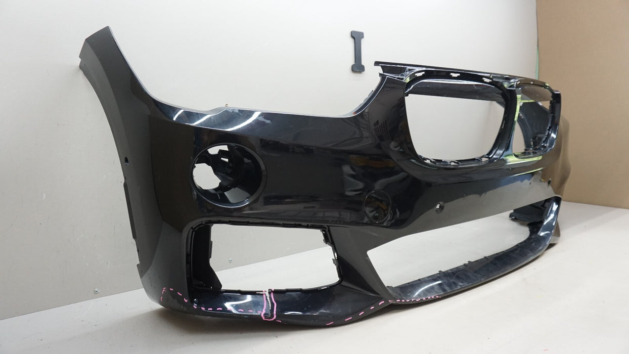 2016-2019 BMW X1 F48 M PACKAGE FRONT BUMPER COVER W/ SENSOR HOLE OEM 51118059898