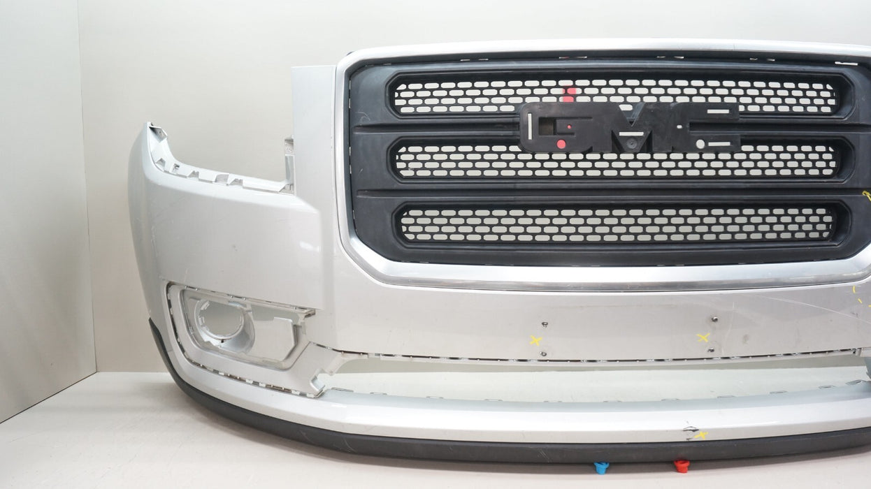 2013-2016 GMC ACADIA FRONT BUMPER COVER PANEL WITH GRILLE OEM