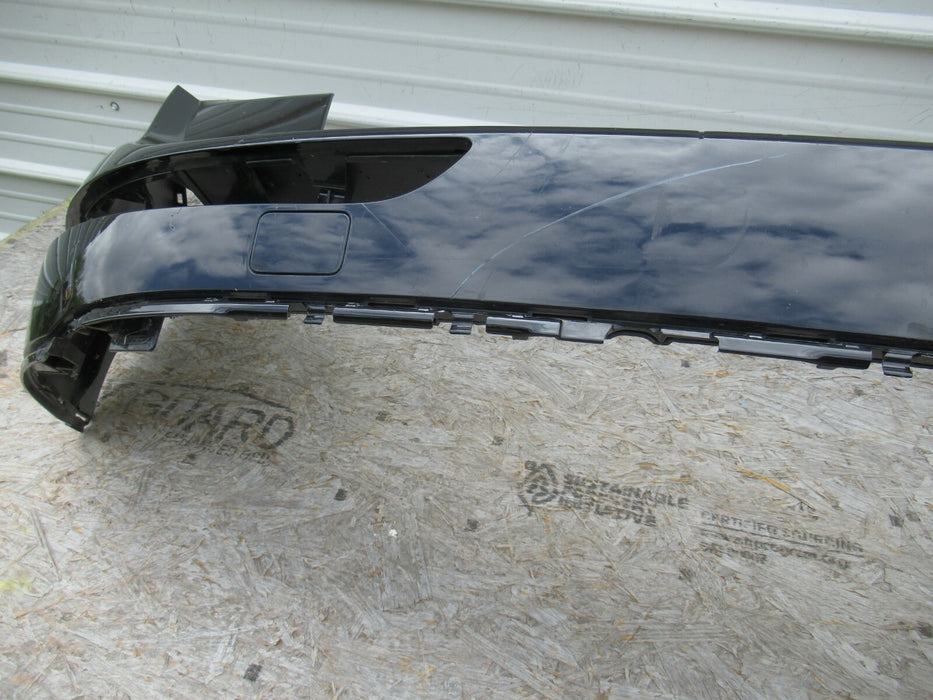 2008-2010 AUDI Q5 REAR BUMPER COVER PANEL PLASTIC BLACK 8R0807385C OEM