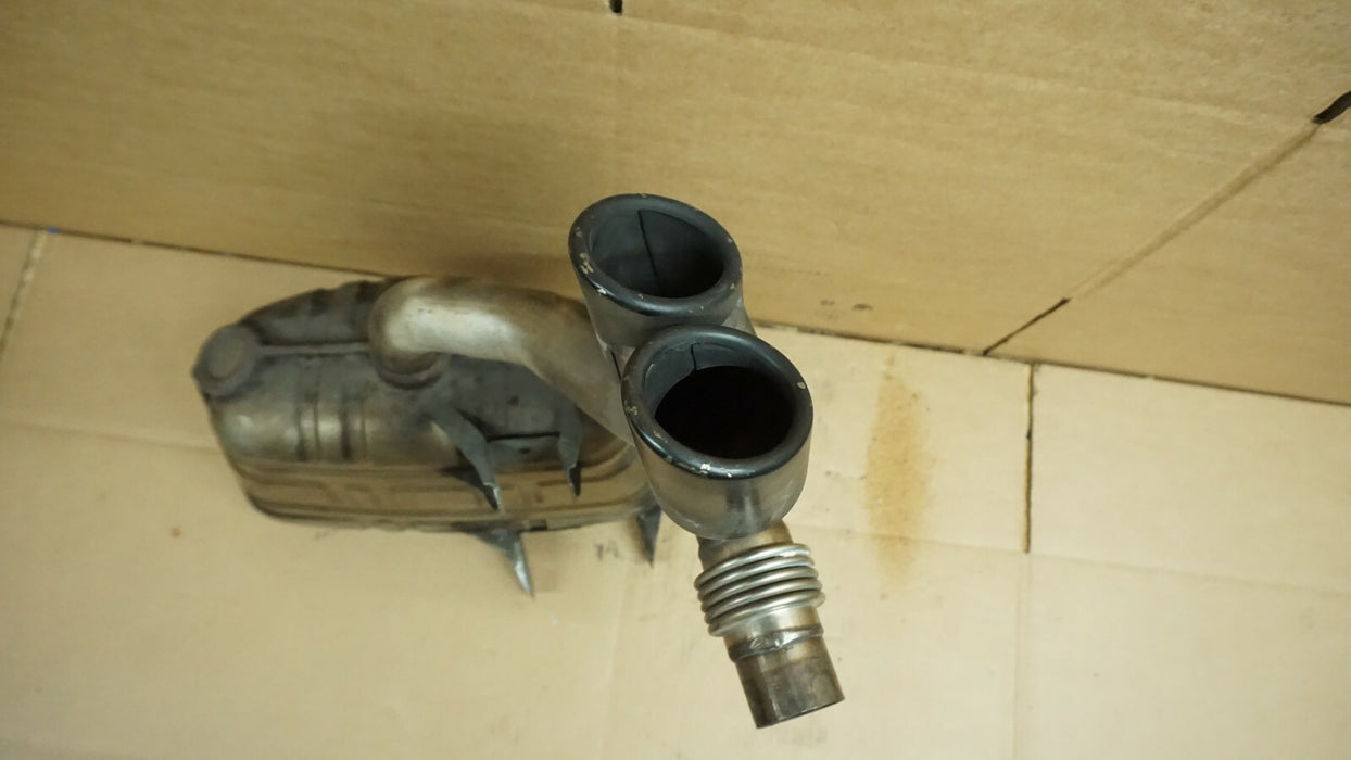 2005-2008 PORSCHE 911 3.8L RIGHT PASSENGER SIDE EXHAUST MUFFLER WITH TIPS OEM