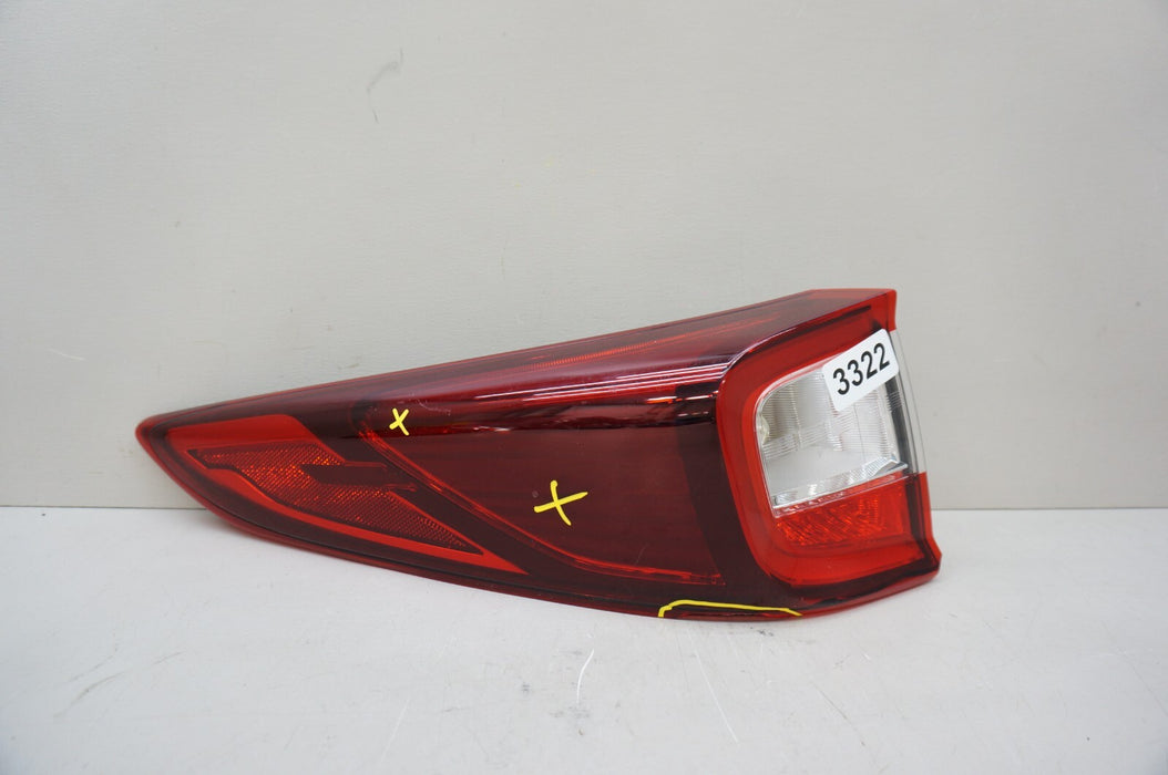 2019 - 2024 ACURA RDX REAR LEFT DRIVERS SIDE TAIL LIGHT OUTER LED OEM