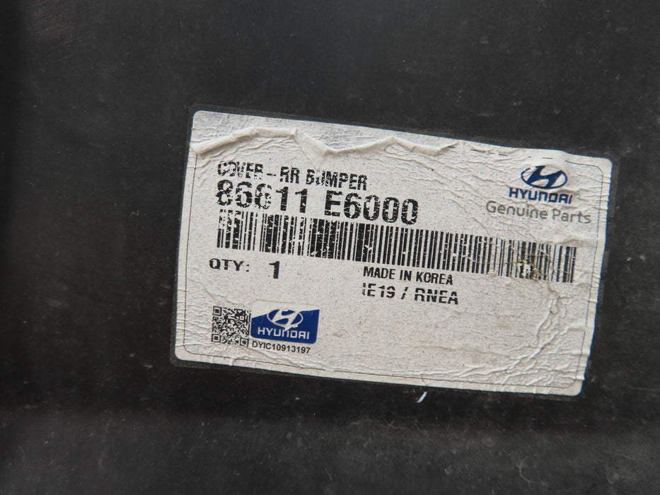 2017-2018 HYUNDAI SONATA REAR BUMPER COVER OEM 86611-E6000