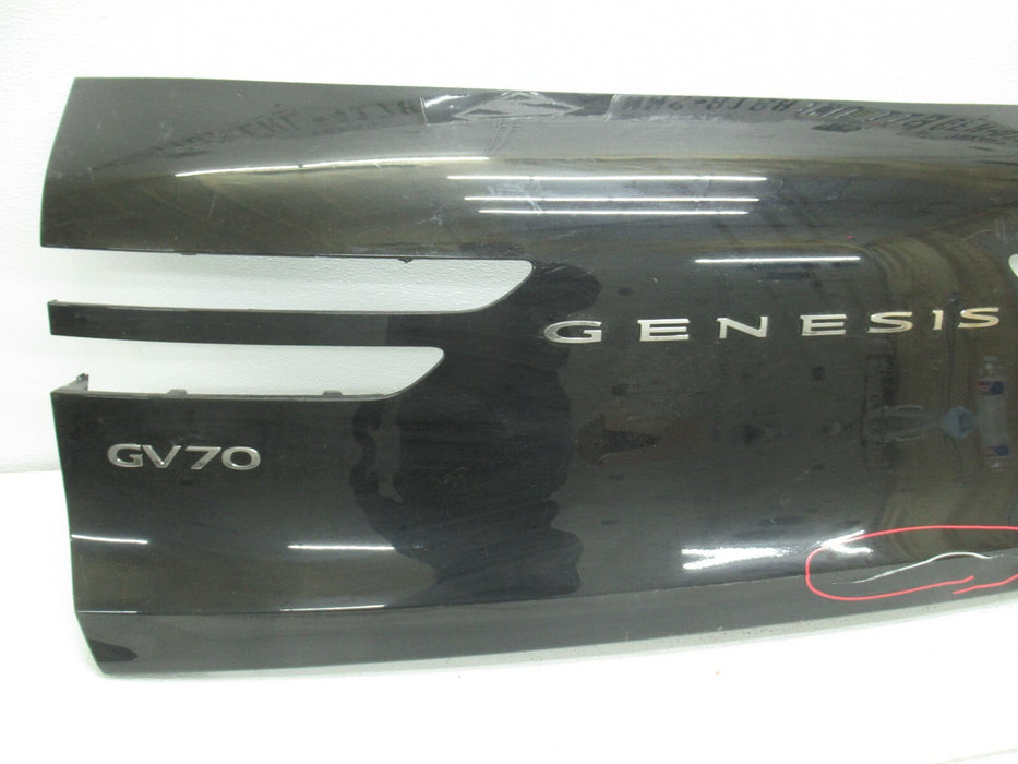 2020 - 2021 GENESIS GV70 REAR HATCH TAILGATE TRUNK LID  SHELL PANEL BLACK OEM