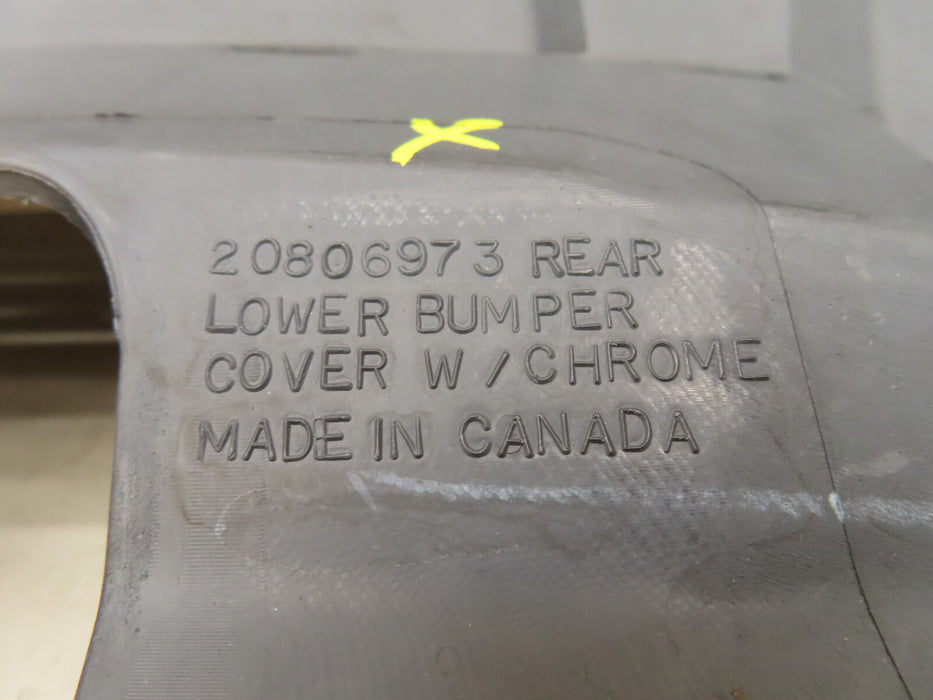 2010-2015 CHEVROLET EQUINOX REAR LOWER BUMPER VALANCE COVER OEM