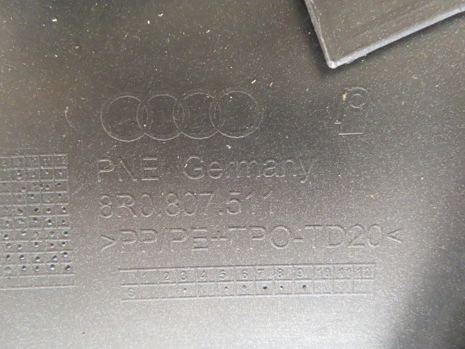 2013-2016 AUDI Q5 OFFROAD REAR BUMPER COVER PANEL W/ SPOILER OEM 8R0807521BF