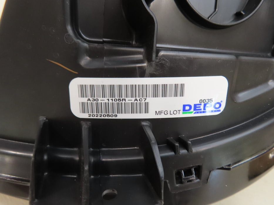 2017-2020 FORD FUSION RIGHT HEADLIGHT LAMP HALOGEN AFTERMARKET A30-1105R-AC7