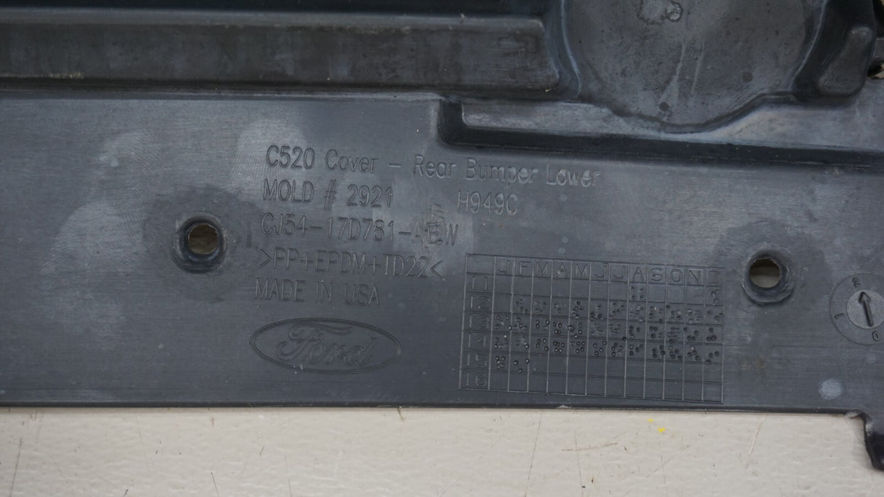 2013-2016 FORD ESCAPE REAR BUMPER COVER PANEL W/ SENSOR HOLE OEM CJ54-17D781-AEW