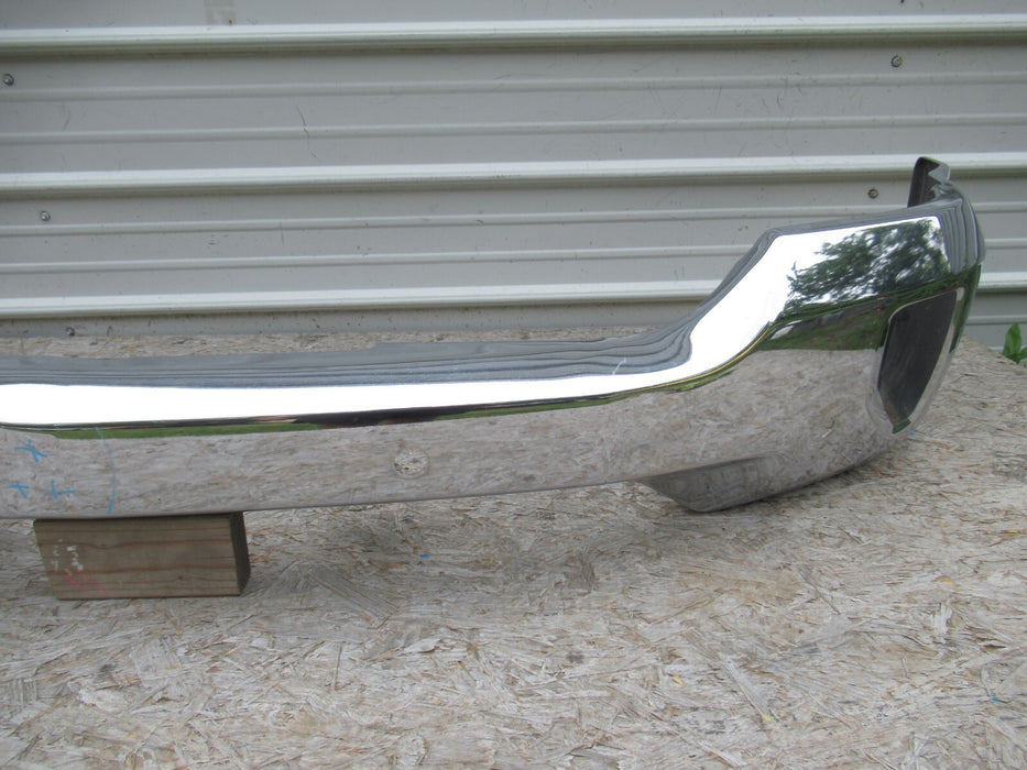 2016-2019 CHEVROLET SILVERADO 1500 LTZ FRONT BUMPER CHROME METAL W/SENSORS OEM