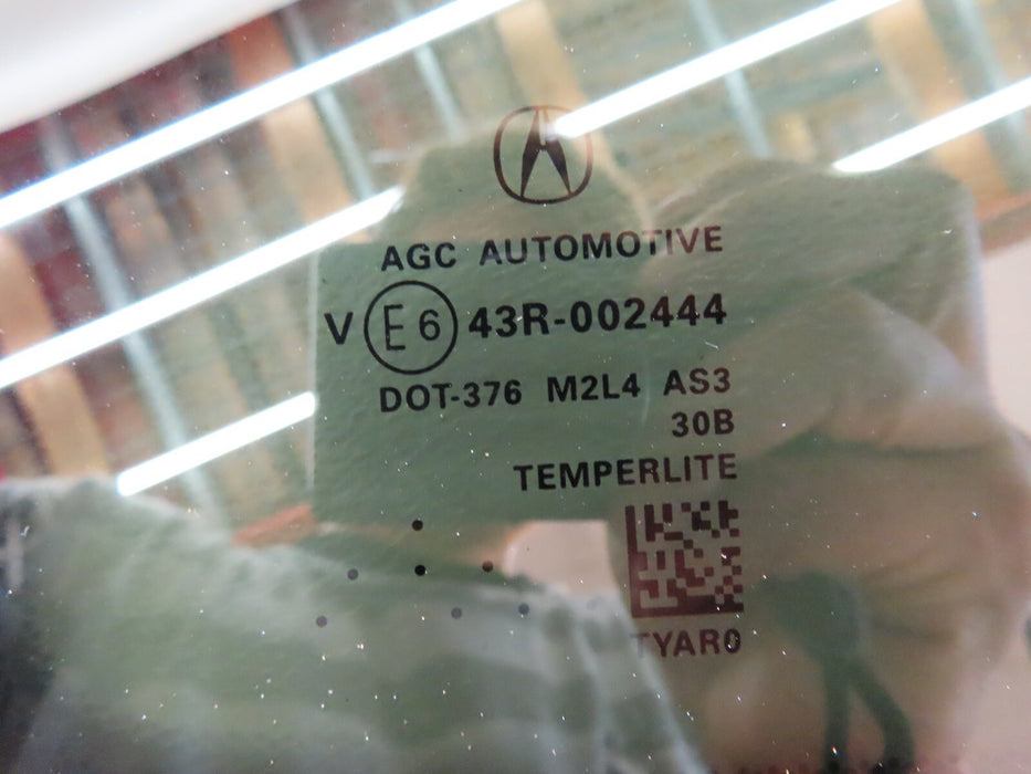 2022 ACURA MDX REAR RIGHT PASSENGER SIDE QUARTER WINDOW GLASS OEM 73500-TYA