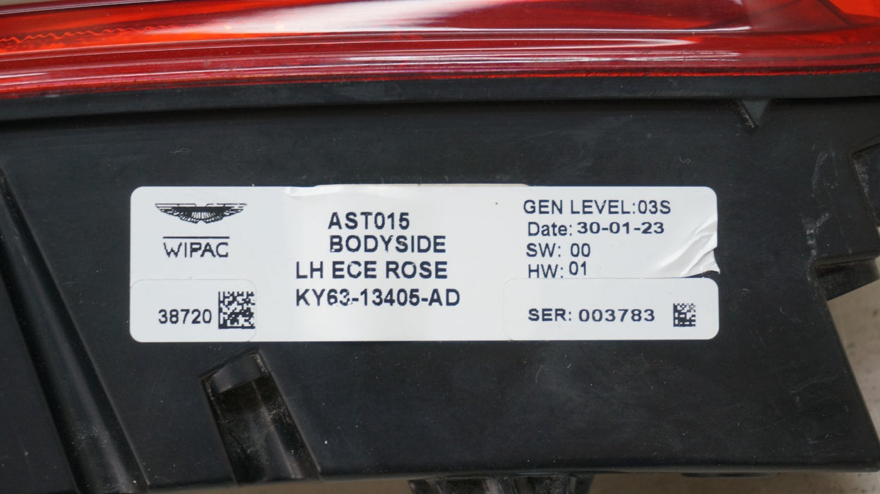 2019-2023 ASTON MARTIN VANTAGE REAR LEFT OUTER TAIL LIGHT OEM KY63-13405-AD