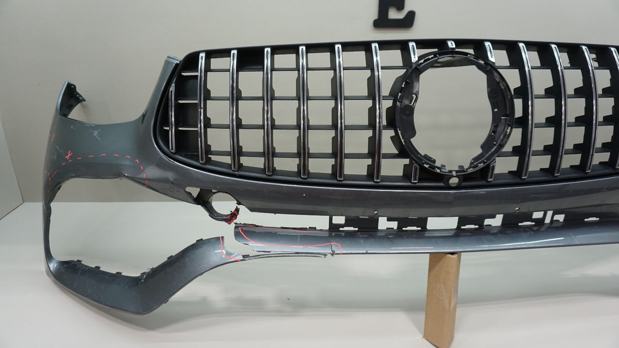 2020-2023 MERECEDES-BENZ GLC AMG FRONT BUMPER COVER W/ GRILLE OEM A2538855704