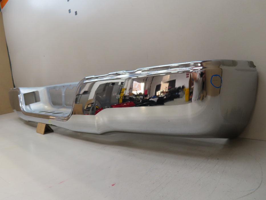 2007 2008 2009 2010 2011 2012 2013 TOYOTA TUNDRA REAR BUMPER CHROME METAL OEM
