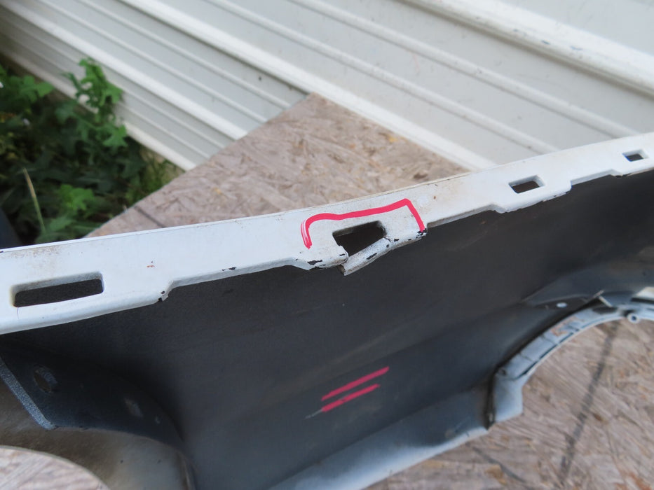 2017-2018 AUDI A4 S-LINE SEDAN REAR BUMPER COVER W/ SENSOR HOLE OEM 8W5807511J