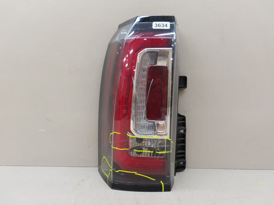 2015-2020 GMC YUKON XL REAR LEFT DRIVER TAIL LIGHT LED OEM 84408859