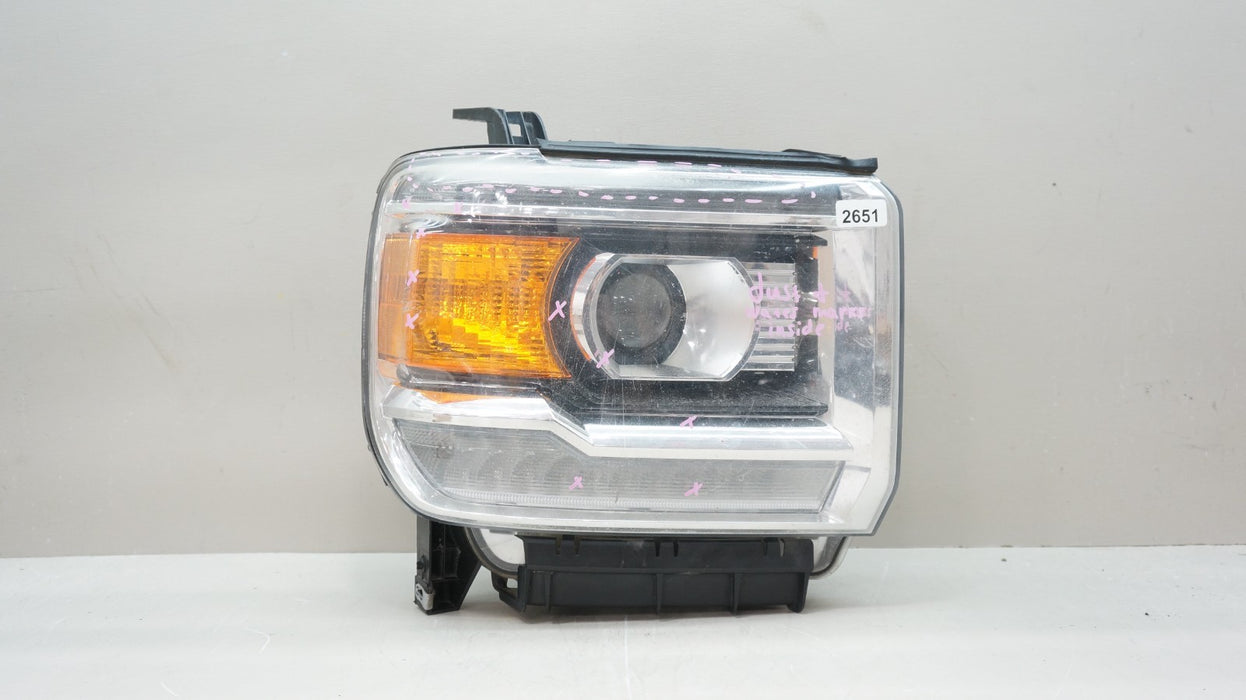 2014-2019 GMC SIERRA 1500 2500 3500 RIGHT SIDE HALOGEN HEADLIGHT OEM 23268191